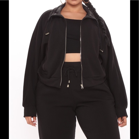 Fashion Nova Other - Fashion Nova set black with sweater and sweatpant